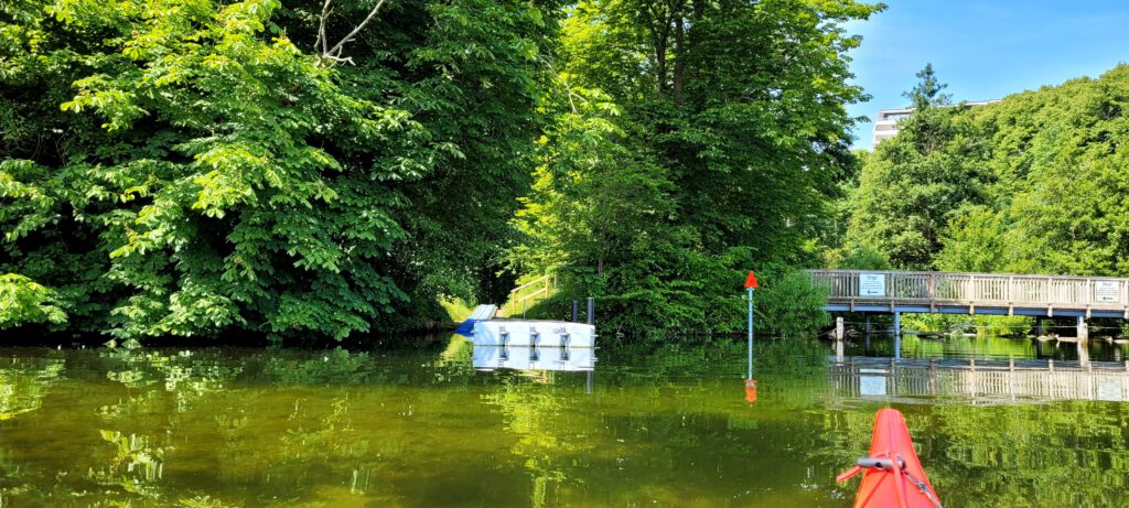 Schwentine - Ponton am Höftsee