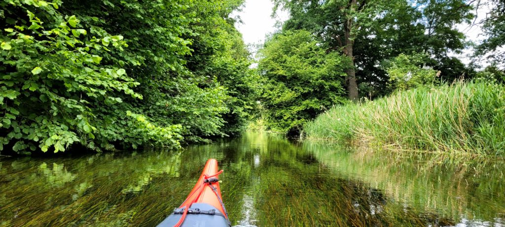 Auf der Schwentine vor dem Kronsee