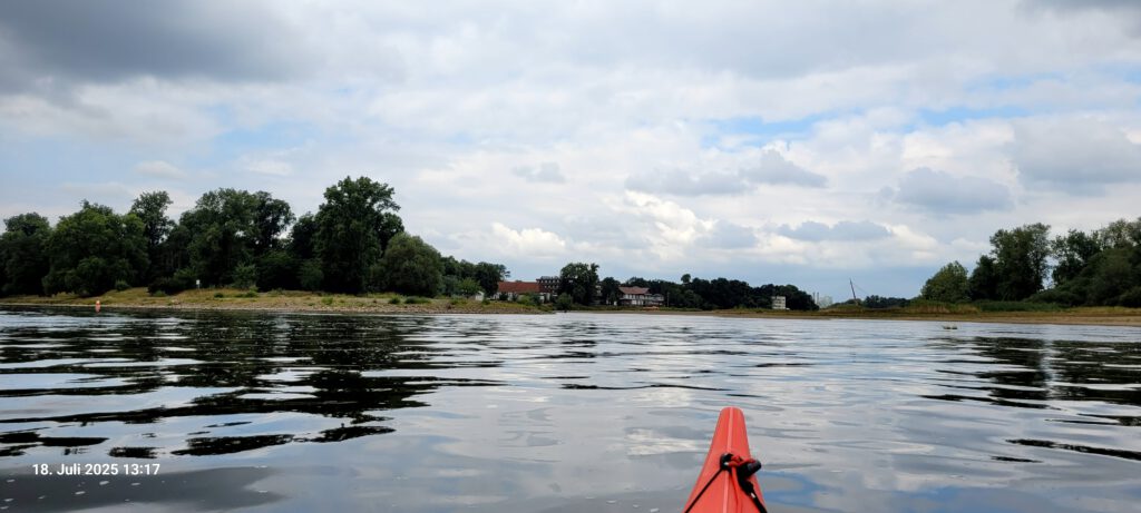 Abzweig Alte Elbe bei Magdeburg