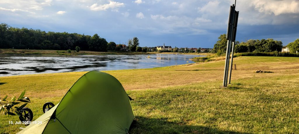 Zeltwiese Kanuverein Coswig