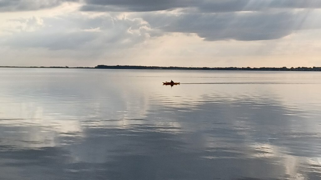 Kajak auf dem Saaler Bodden