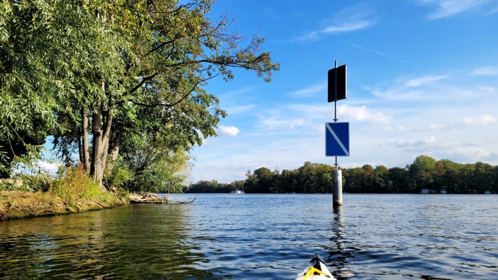 Havel - Einfahrt in den Tegeler See